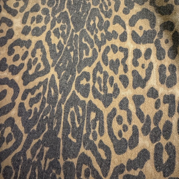 Disclosure Baggy Low-Rise Leopard Print Pants size 30 - Picture 8 of 12